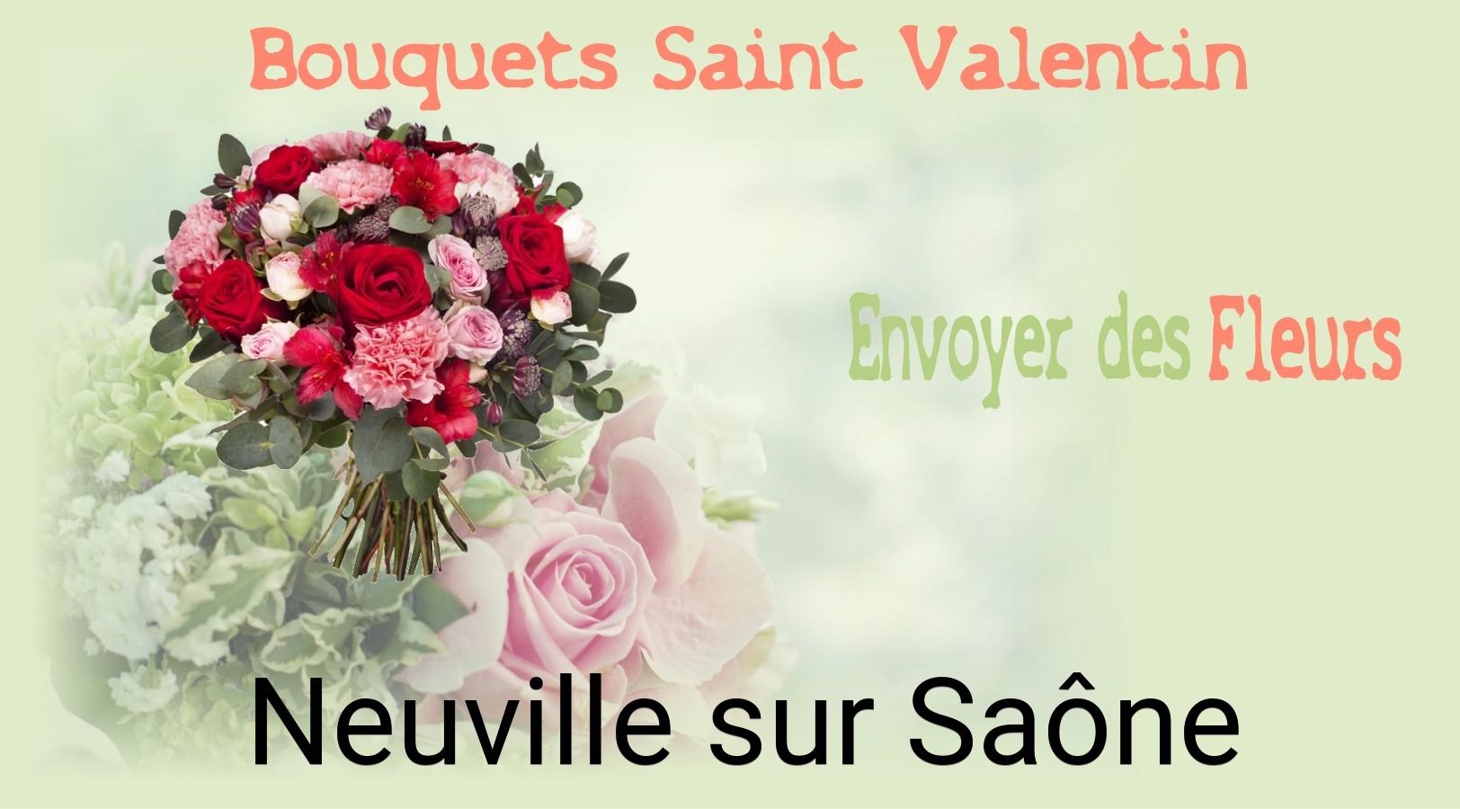 Roses de Saint-Valentin livrées à Neuville-sur-Saône